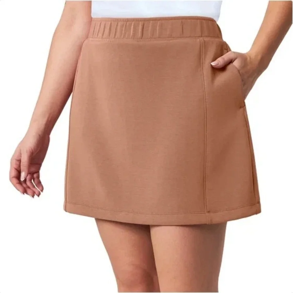 Mondetta Women's High-Rise Walking Short Skort, Pink, Size Medium, New